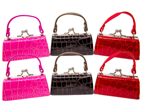 Alligator Embossed Lipstick Case Assorted Set