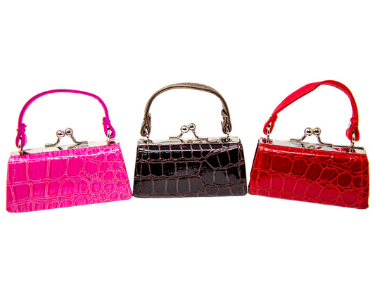 Alligator Embossed Lipstick Case Assorted Set