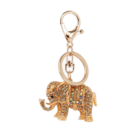 Elephant Rhinestone Purse Charm