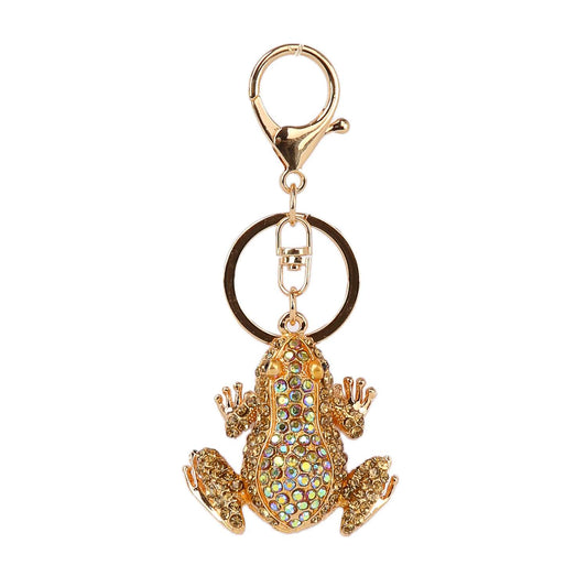 Frog Rhinestone Purse Charm