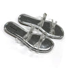 Sparkly Ribbon Accented Slide Sandal