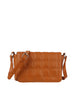 Quilted Design Front Flap Shoulder Bag