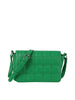 Quilted Design Front Flap Shoulder Bag
