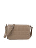 Quilted Design Front Flap Shoulder Bag