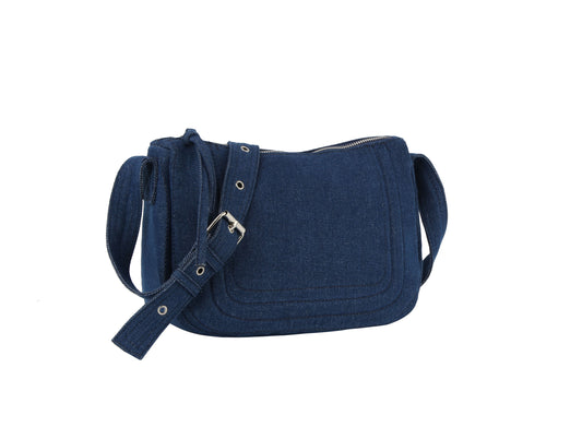 Canvas Denim Shoulder Bag