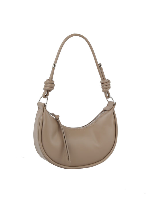 Accented Strap Hobo Handbag