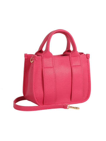 Daily Soft Leather Mini Tote Crossbody