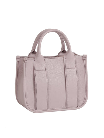 Daily Soft Leather Mini Tote Crossbody