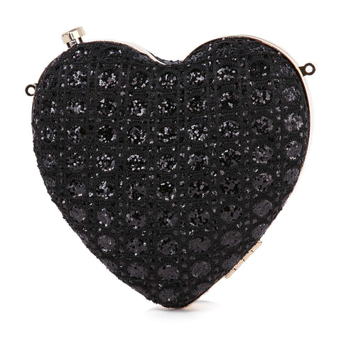 Sparkling Heart Evening Bag