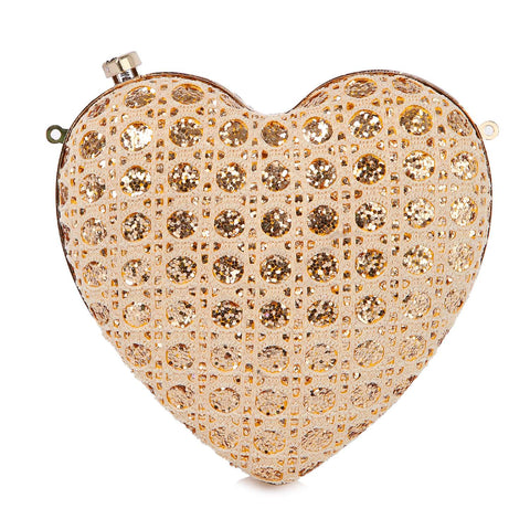 Sparkling Heart Evening Bag