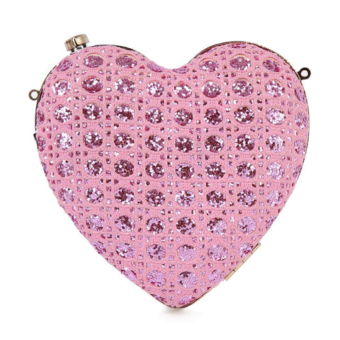 Sparkling Heart Evening Bag