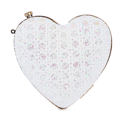 Sparkling Heart Evening Bag