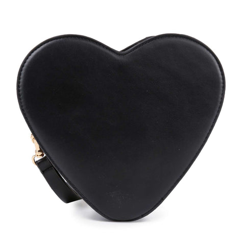 Heart Shape Biker Jacket Petite Shoulder Bag