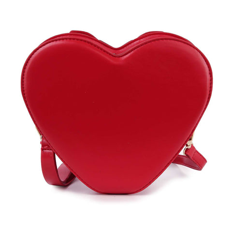 Heart Shape Biker Jacket Petite Shoulder Bag