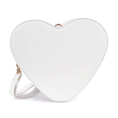 Heart Shape Biker Jacket Petite Shoulder Bag