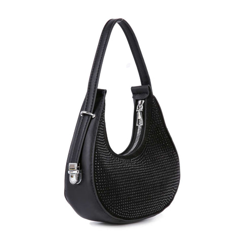 Petite Decorative Strap  Hobo Handbag