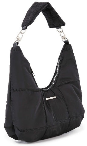 Stylish Quilted Nylon Hobo Handbag