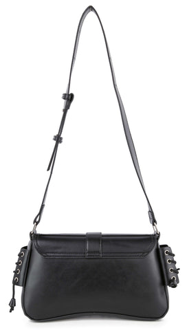 Urban Whipstitch Accented Petite Shoulder Bag