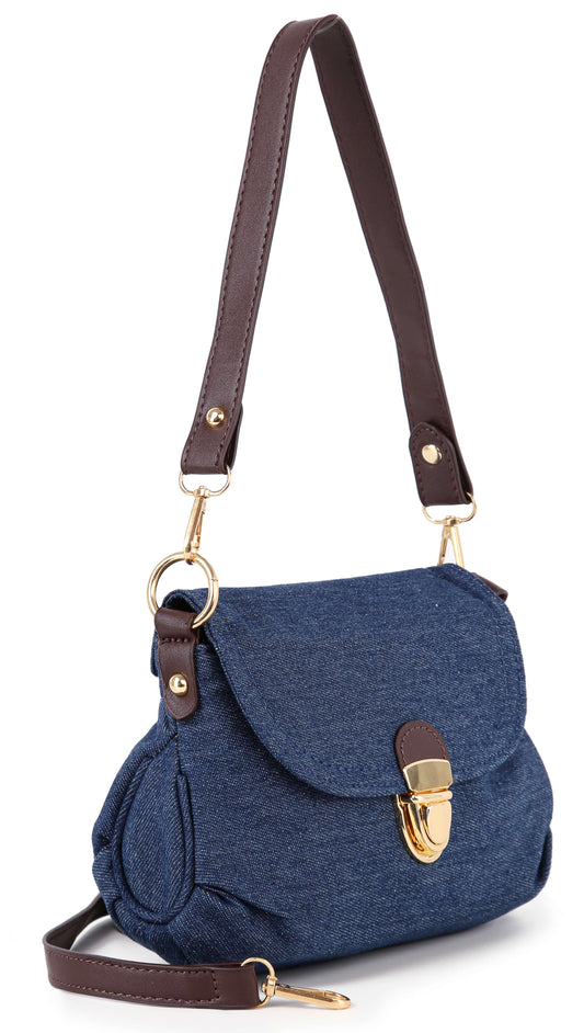 Classic Denim Shoulder Bag