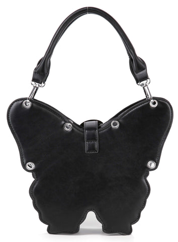 Buckle Accented Butterfly Tote