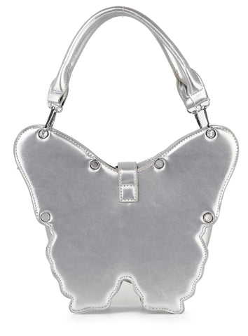 Buckle Accented Butterfly Tote