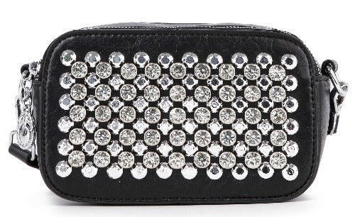 Guitar Strap Bold Studded Crossbody Bag