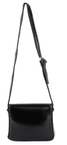 Classic Front Flap Cell Phone Crossbody Bag