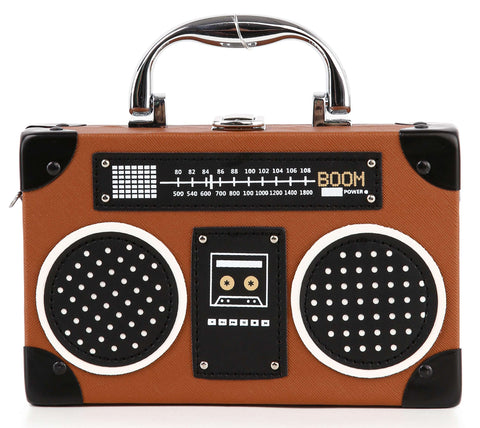 Retro Boombox Petite Shoulder Bag