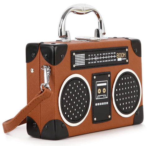 Retro Boombox Petite Shoulder Bag