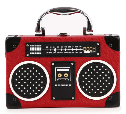 Retro Boombox Petite Shoulder Bag