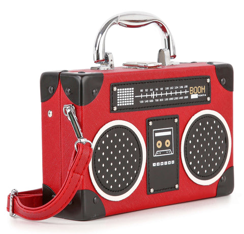 Retro Boombox Petite Shoulder Bag