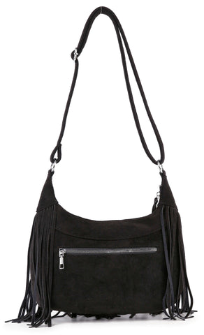 Fringed Classic Shoulder Bag