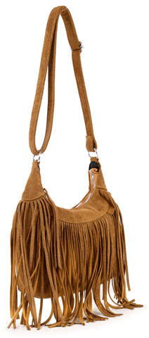 Fringed Classic Shoulder Bag