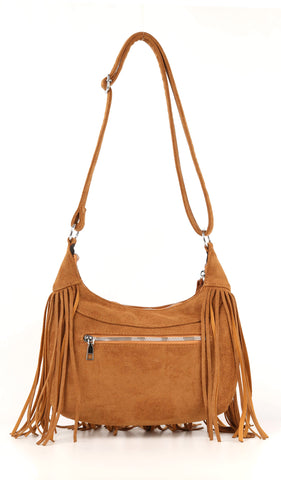 Fringed Classic Shoulder Bag