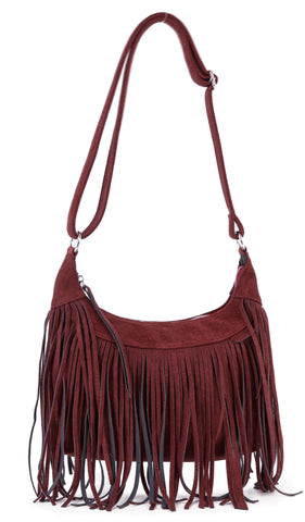 Fringed Classic Shoulder Bag