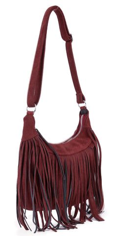 Fringed Classic Shoulder Bag