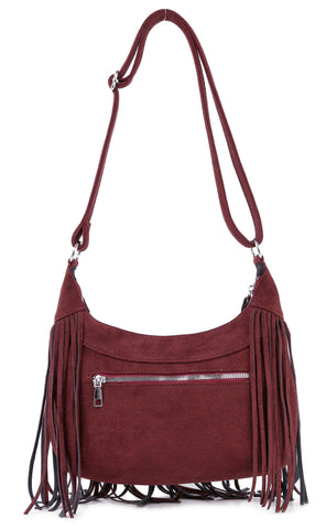 Fringed Classic Shoulder Bag