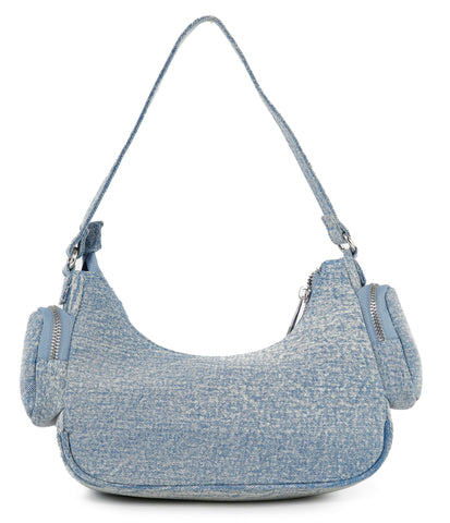 Multi Pocket Petite Denim Fashion Handbag