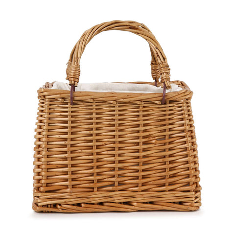 Pearl Accented Straw Tote