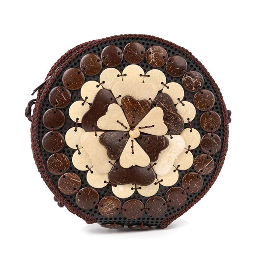 Decorative Round Shoulder Bag