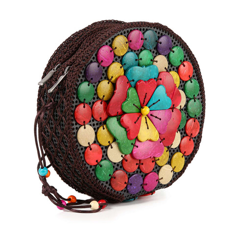 Decorative Round Shoulder Bag