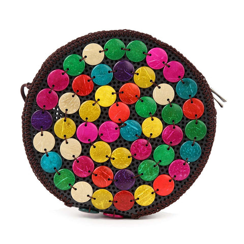 Decorative Round Shoulder Bag