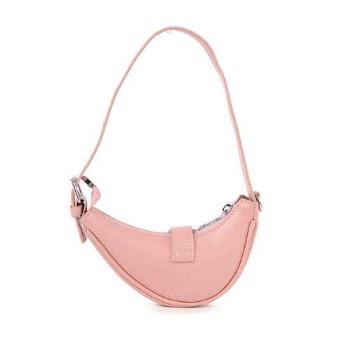 Buckle Accented Petite Hobo Shoulder Bag