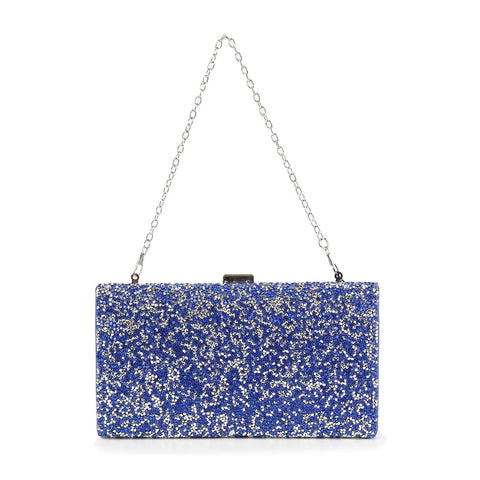 Dazzling Cluster Stone Accented Evening Bag