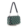 Rhinestone Checkerboard Design Fashion Bag