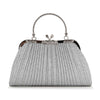 Glittery Pleated Petite Evening Bag