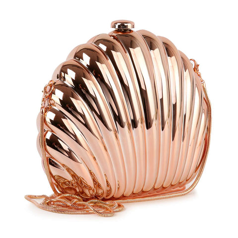 Unique Clam Shell Evening Bag