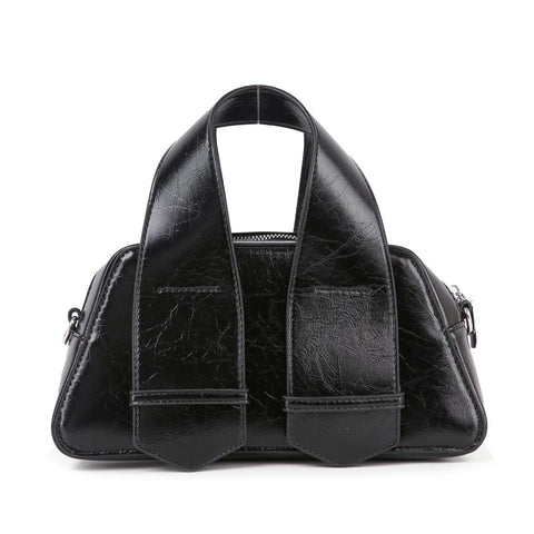 Buckle Accented Hand Tote