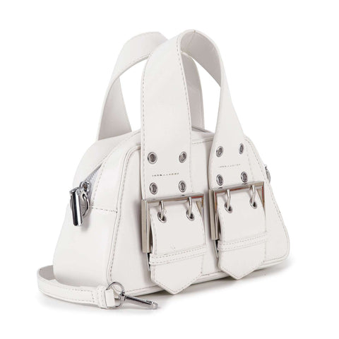 Buckle Accented Hand Tote