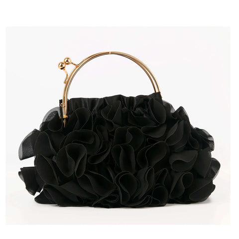 Ruffled Evening Bag